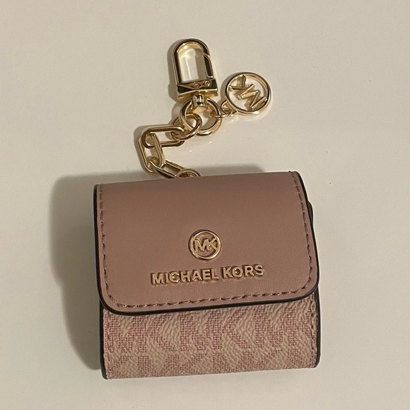 Michael Kors Logo Clip Case for Apple Airpods - Picture 2 of 2